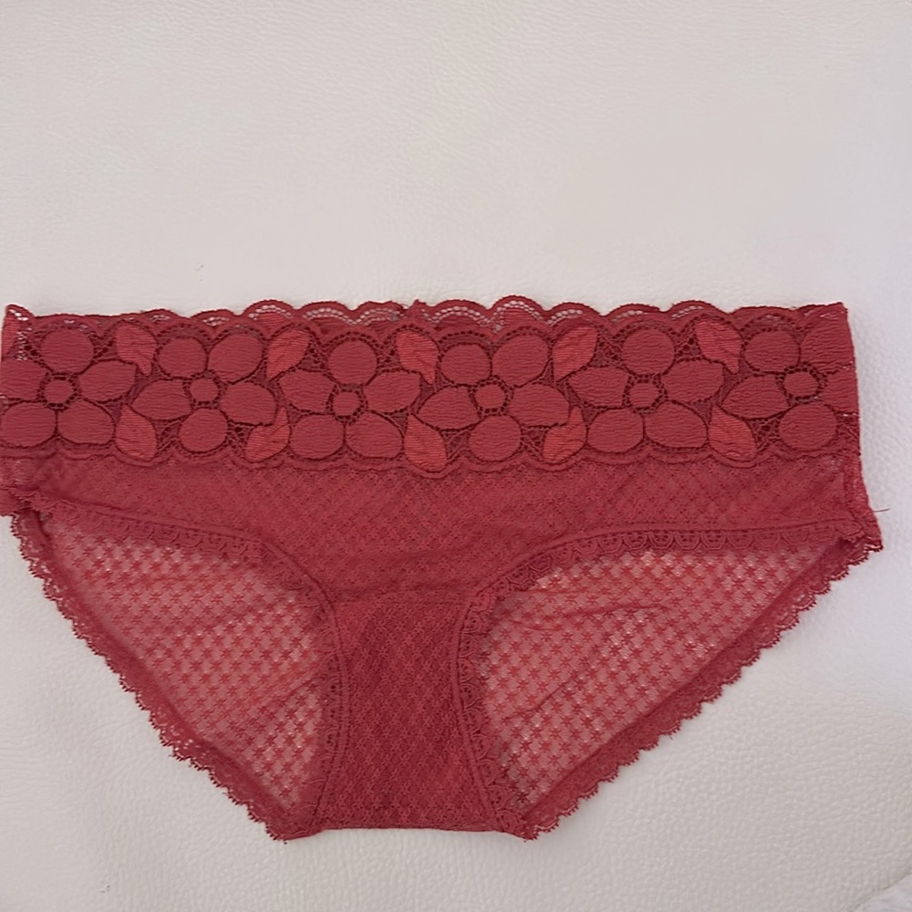 Aerie red lace panties